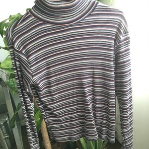 Striped Turtleneck